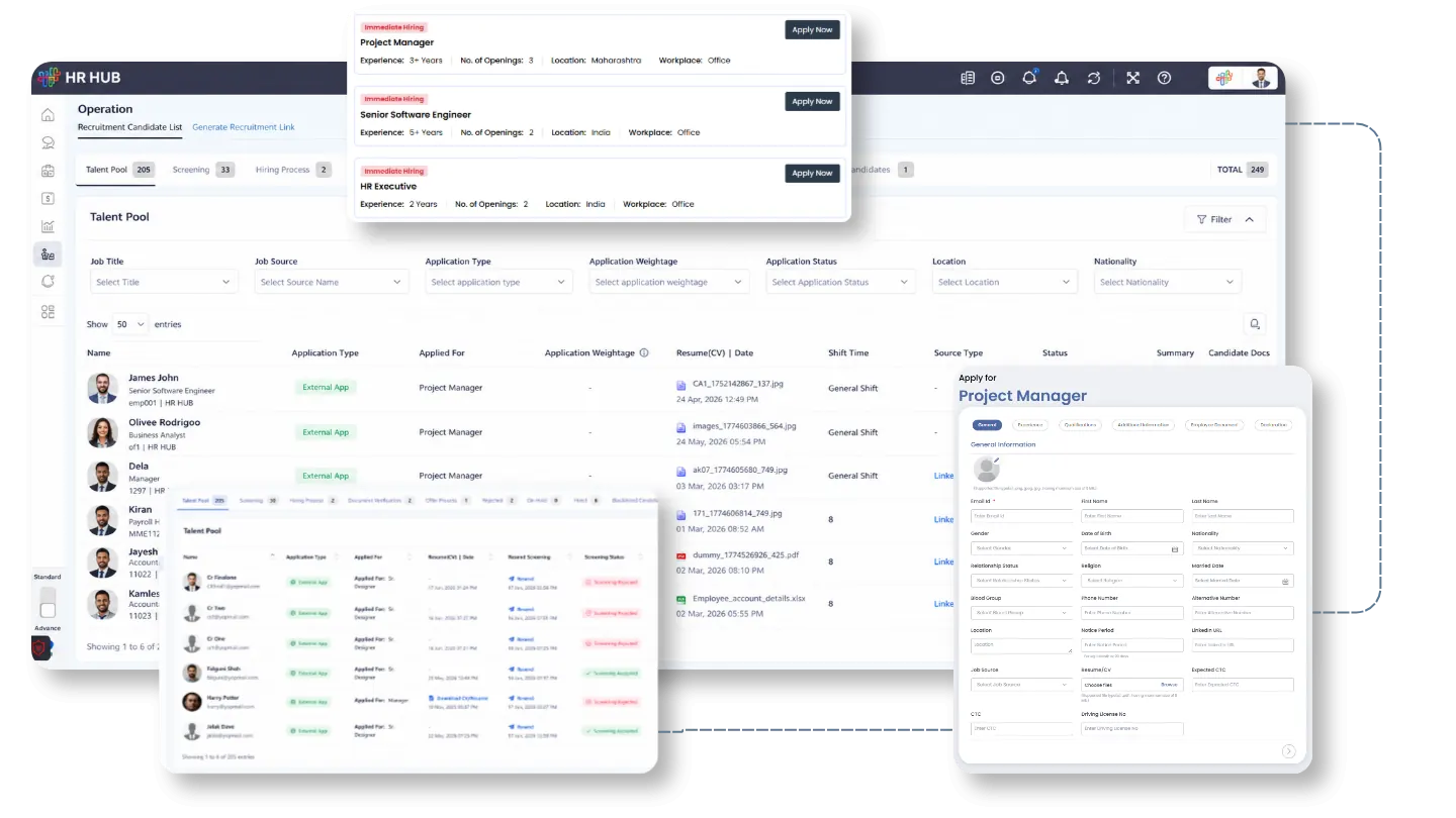 Recruitment & Onboarding Page Preview