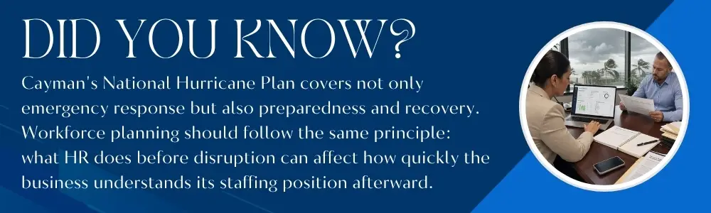Cayman hurricane workforce planning across preparation, response and recovery