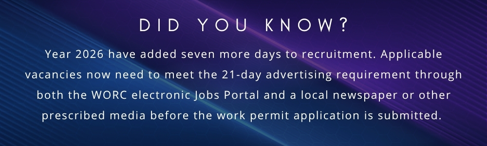 Cayman work permit vacancy advertising changed from 14 to 21 days