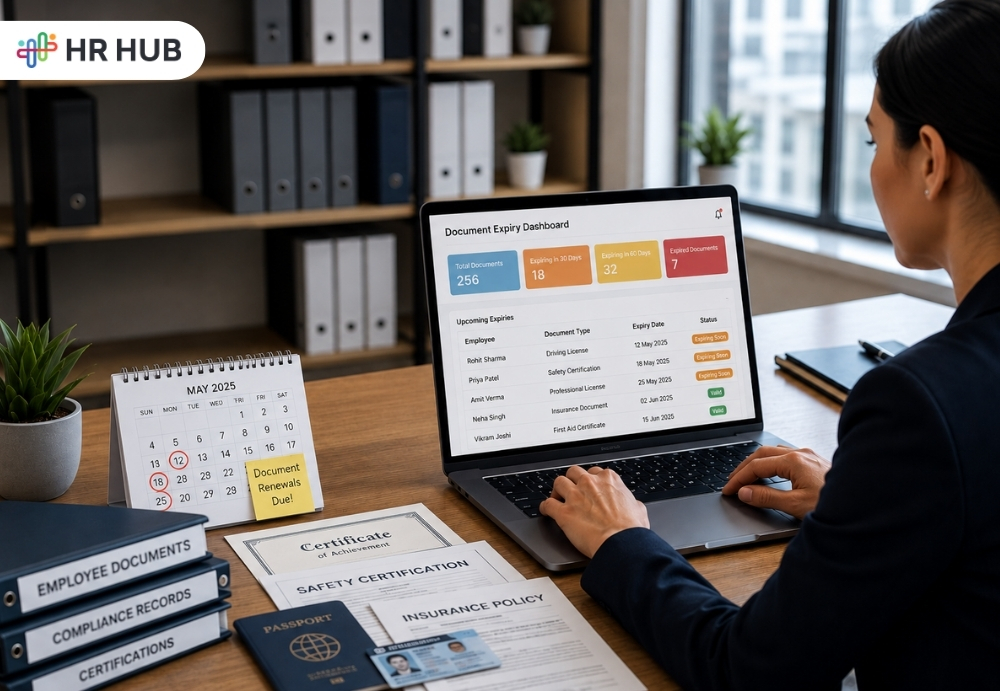 Employee document expiry software for HR compliance tracking