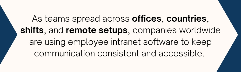 Employee intranet software keeps teams connected and informed