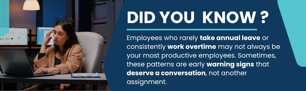 Employee burnout warning signs identified by HR workforce data