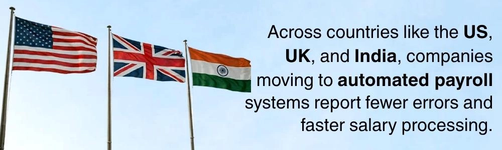 Automated payroll systems reduce errors and accelerate salary processing