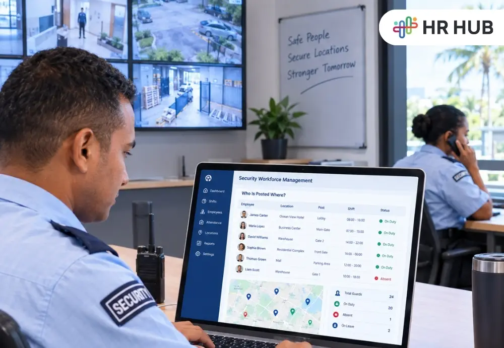 Security workforce management software for guard scheduling, site assignments and attendance